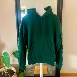 Urban Outfitters Green Hoodie Sweatshirt